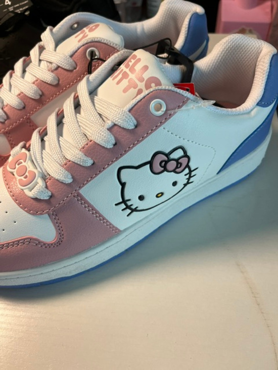 Hello Kitty Accessories - Hello Kitty Platform Sneakers Pink Blue Womens Size 10 Y2K Retro